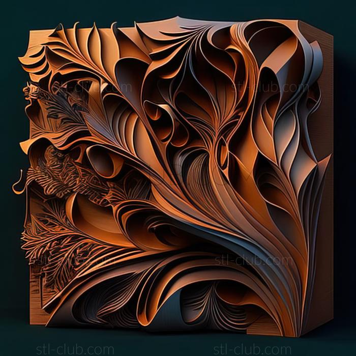 3D model st abstract art (STL)